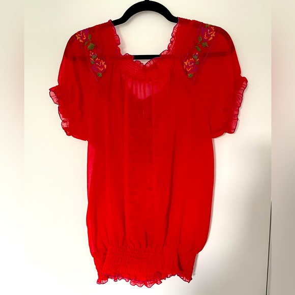 Flying Tomato - Embroidered blouse - Picture 3 of 4